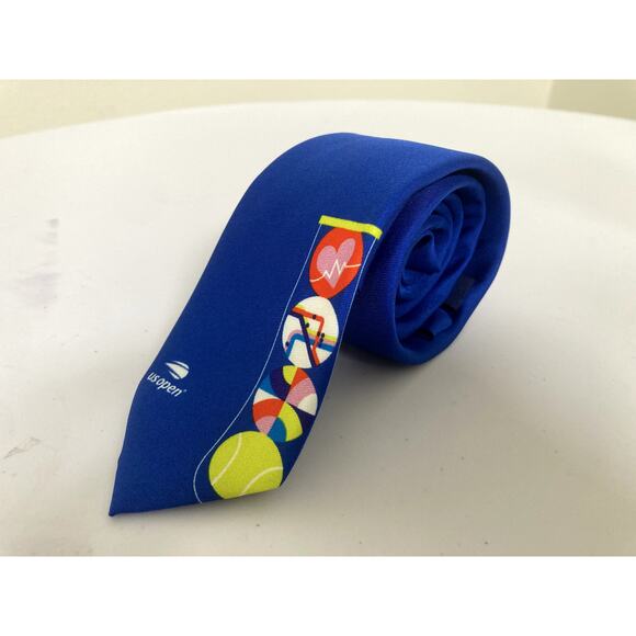 US Open Tennis Necktie ATP Sports Merchandise Slim 2.5/58 - Picture 1 of 5